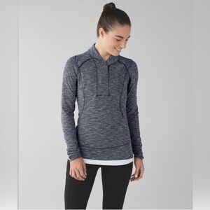 Lululemon | Think‎ Fast Pullover | Coco Pique Black / Black | Women’s Size 12